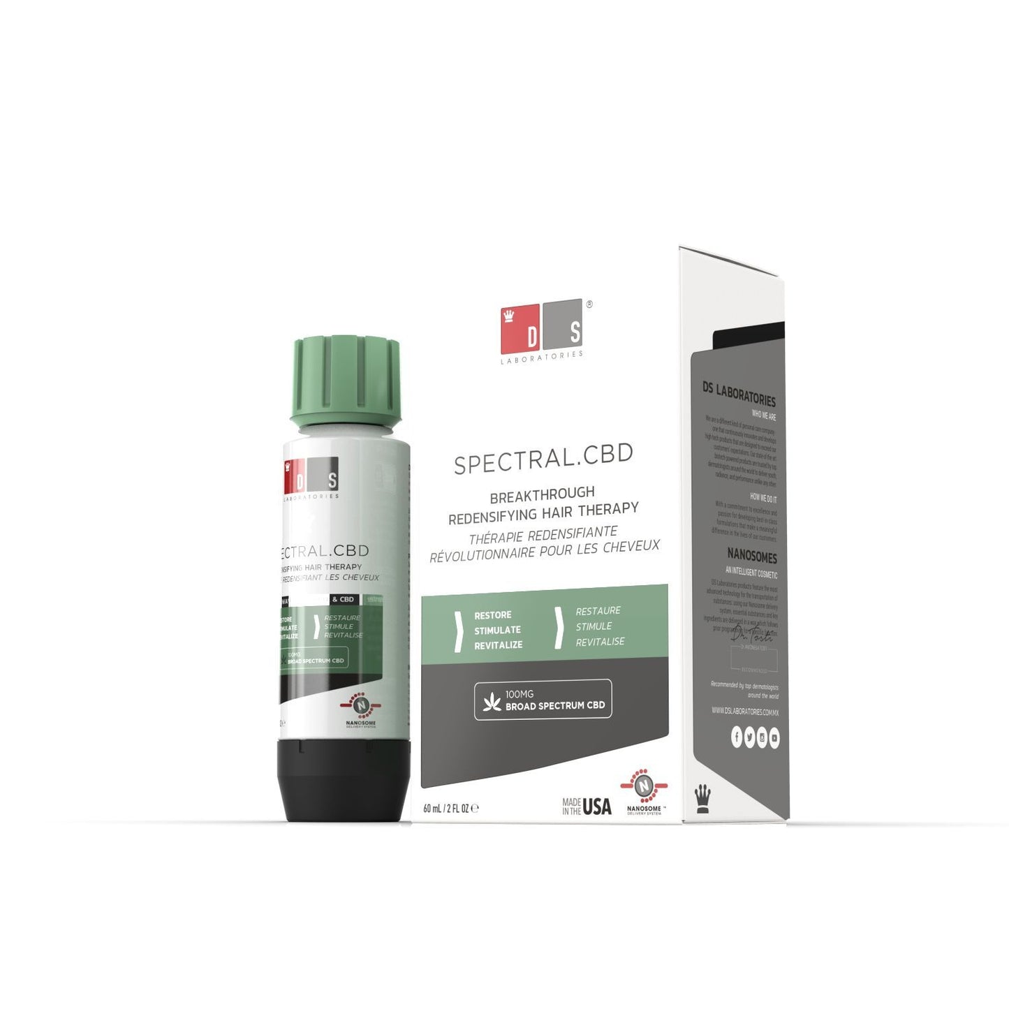 SPECTRAL.CBD | Innovador tratamiento antioxidante y anticaída con CBD