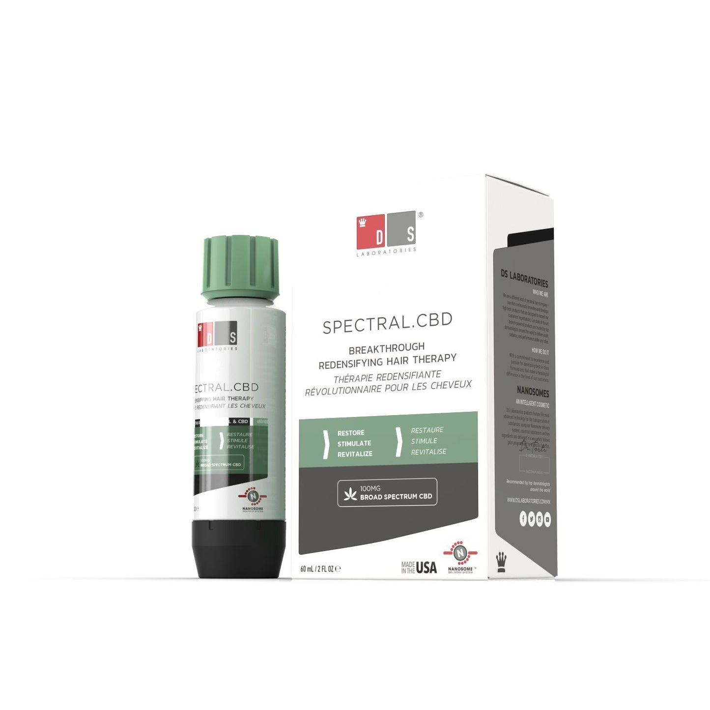 SPECTRAL.CBD | Innovador tratamiento antioxidante y anticaída con CBD