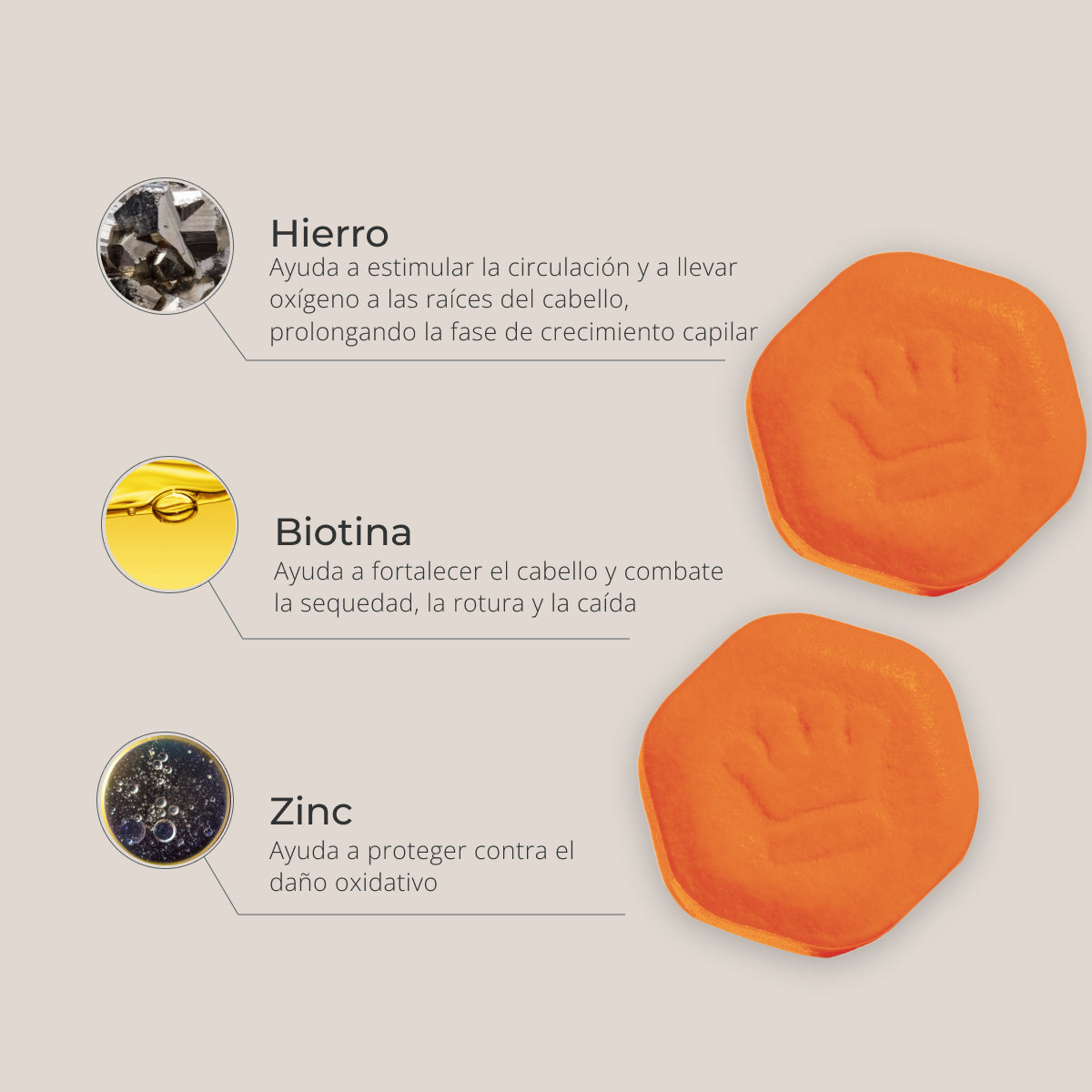 Revita Tabletas® Para 3 meses | Suplemento Anticaída