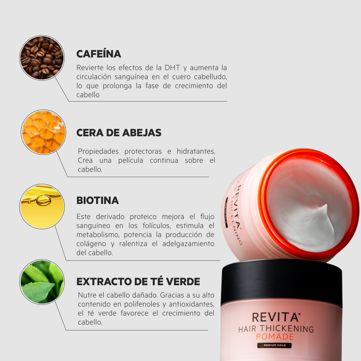 Revita | Crema modeladora nutritiva y anticaída