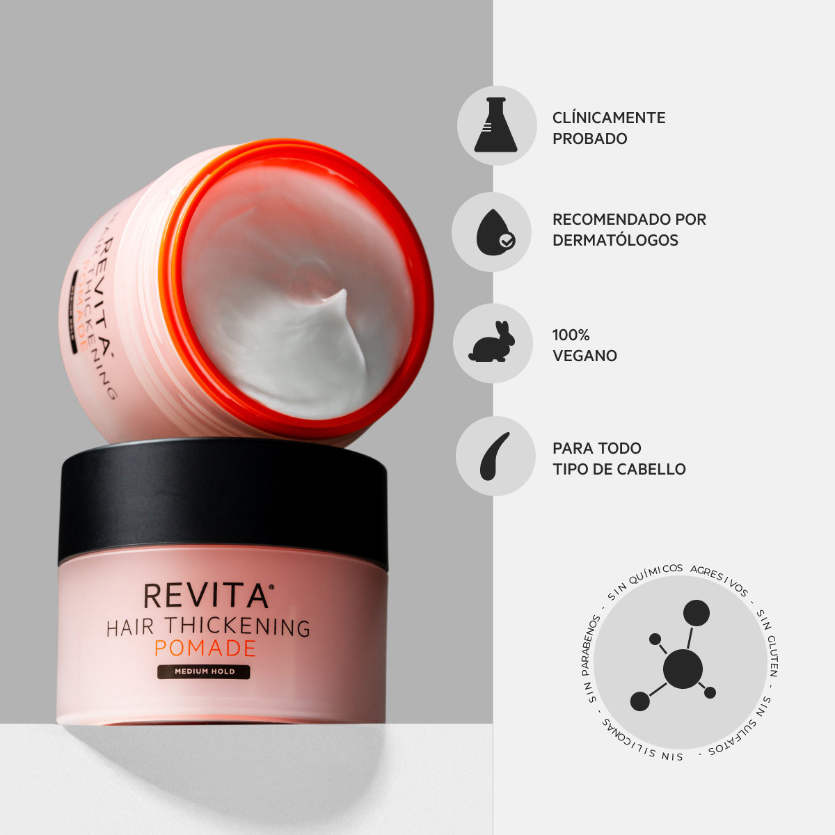 Revita | Crema modeladora nutritiva y anticaída