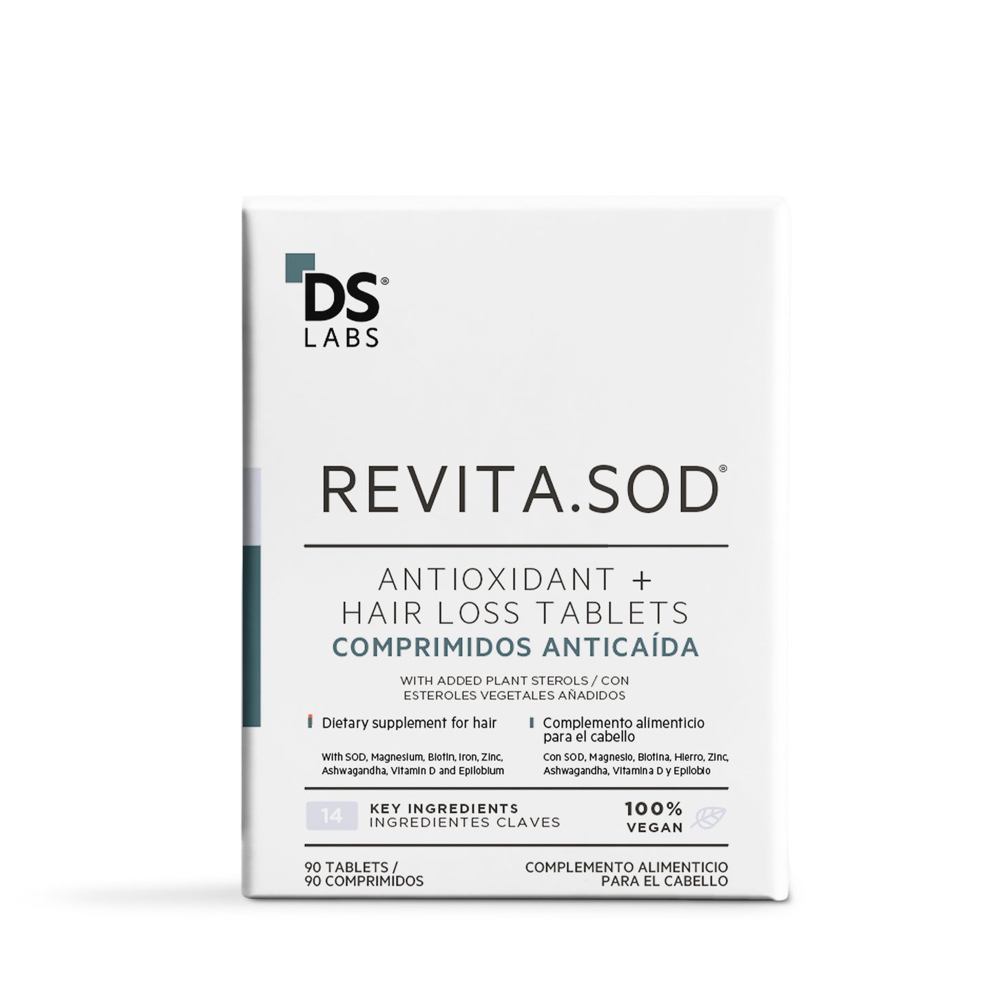 Revita.SOD® 90 Comprimidos | Primer Nutraceútico para la Pérdida de Cabello Relacionada con el Estrés