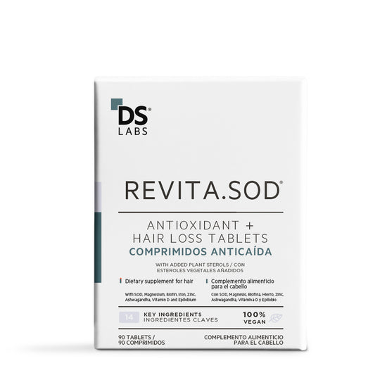 Revita.SOD® 90 Comprimidos | Primer Nutraceútico para la Pérdida de Cabello Relacionada con el Estrés