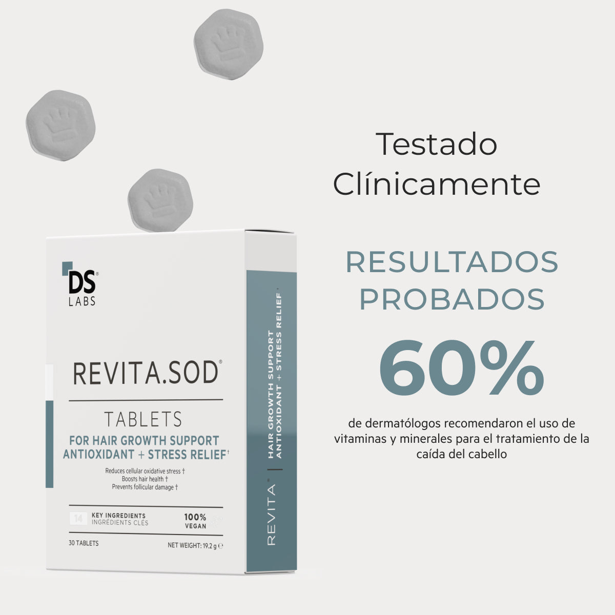 Revita.SOD® | Primer Nutraceútico para la Pérdida de Cabello Relacionada con el Estrés