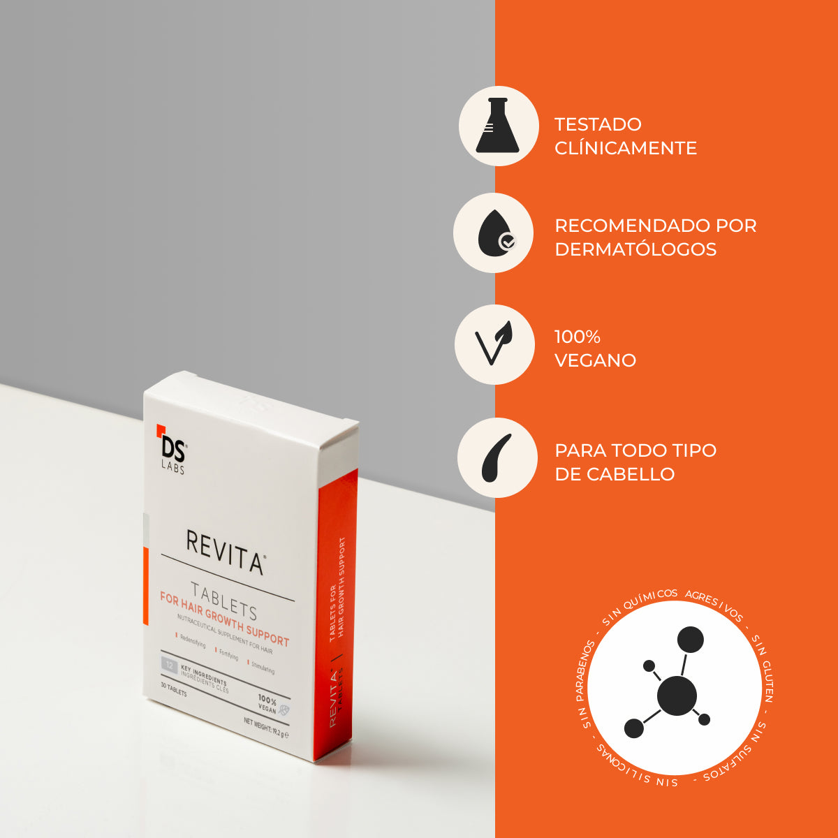 REVITA® TABLETS | Suplemento anticaída
