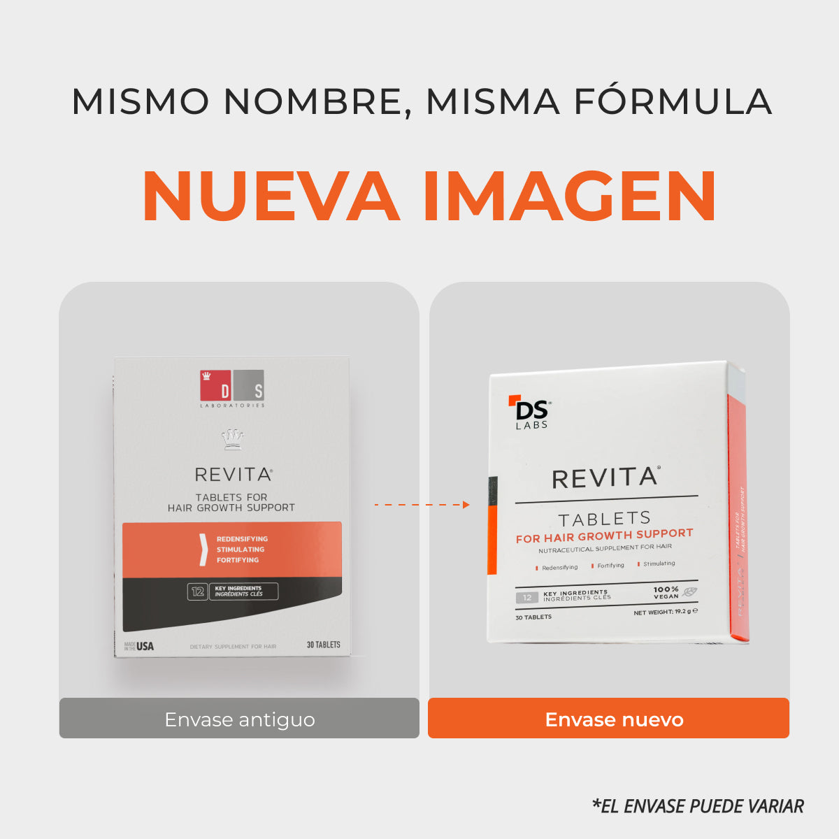 REVITA® TABLETS | Suplemento anticaída