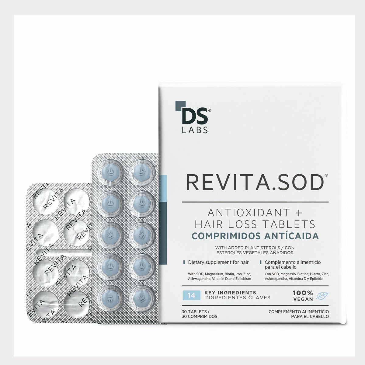 Revita.SOD® | Primer Nutraceútico para la Pérdida de Cabello Relacionada con el Estrés