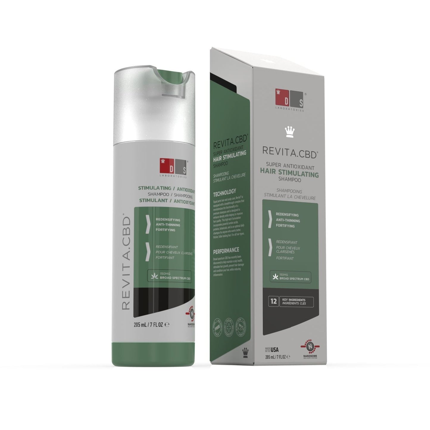 Revita.CBD | Champú anticaída estimulante del cabello con CBD