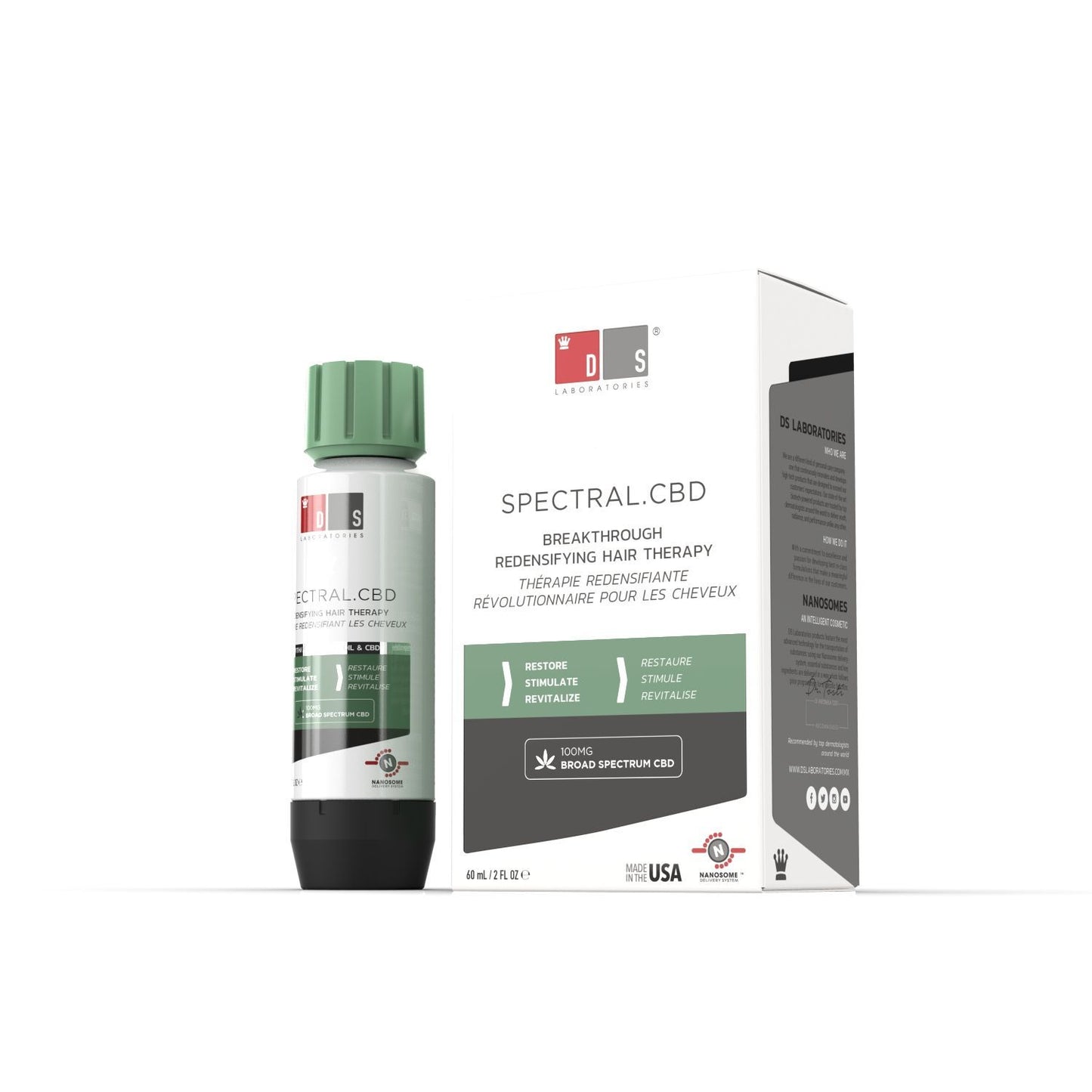 SPECTRAL.CBD | Innovador tratamiento antioxidante y anticaída con CBD