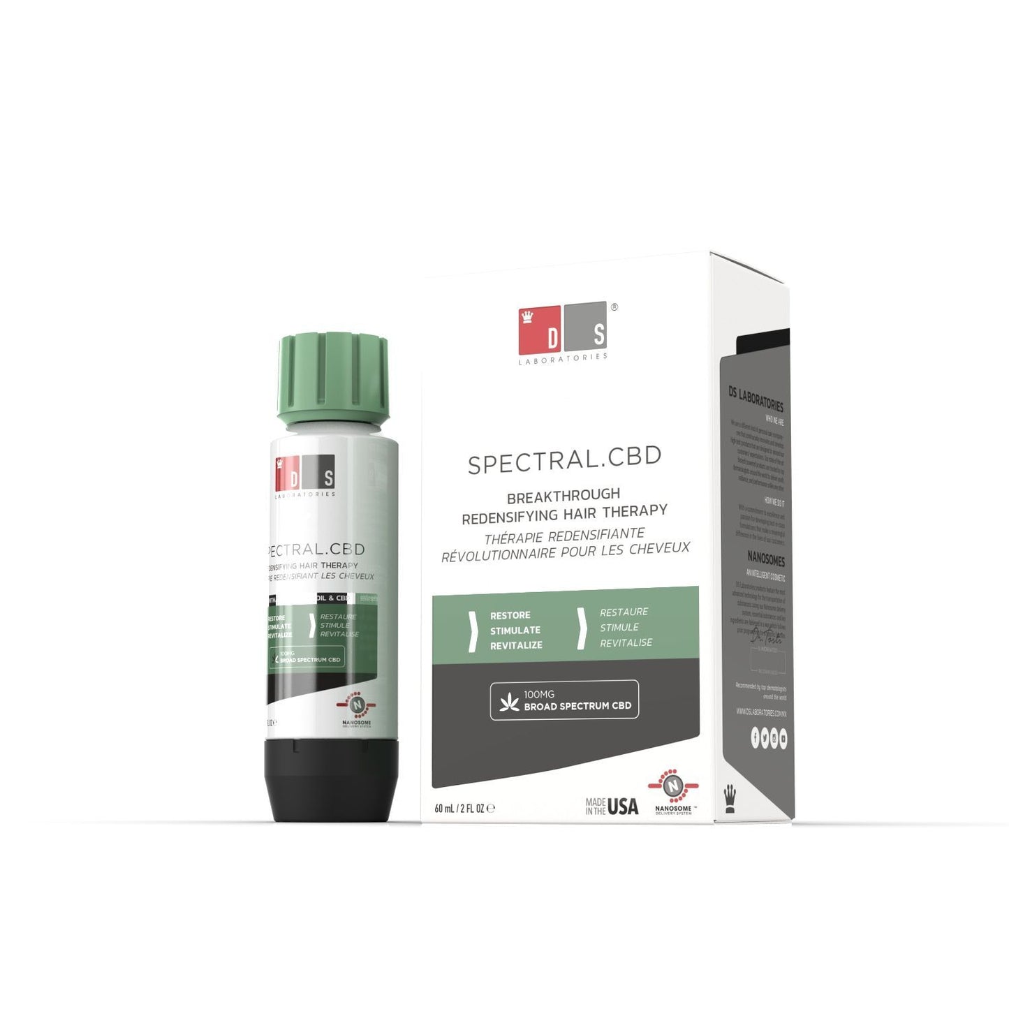 SPECTRAL.CBD | Innovador tratamiento antioxidante y anticaída con CBD