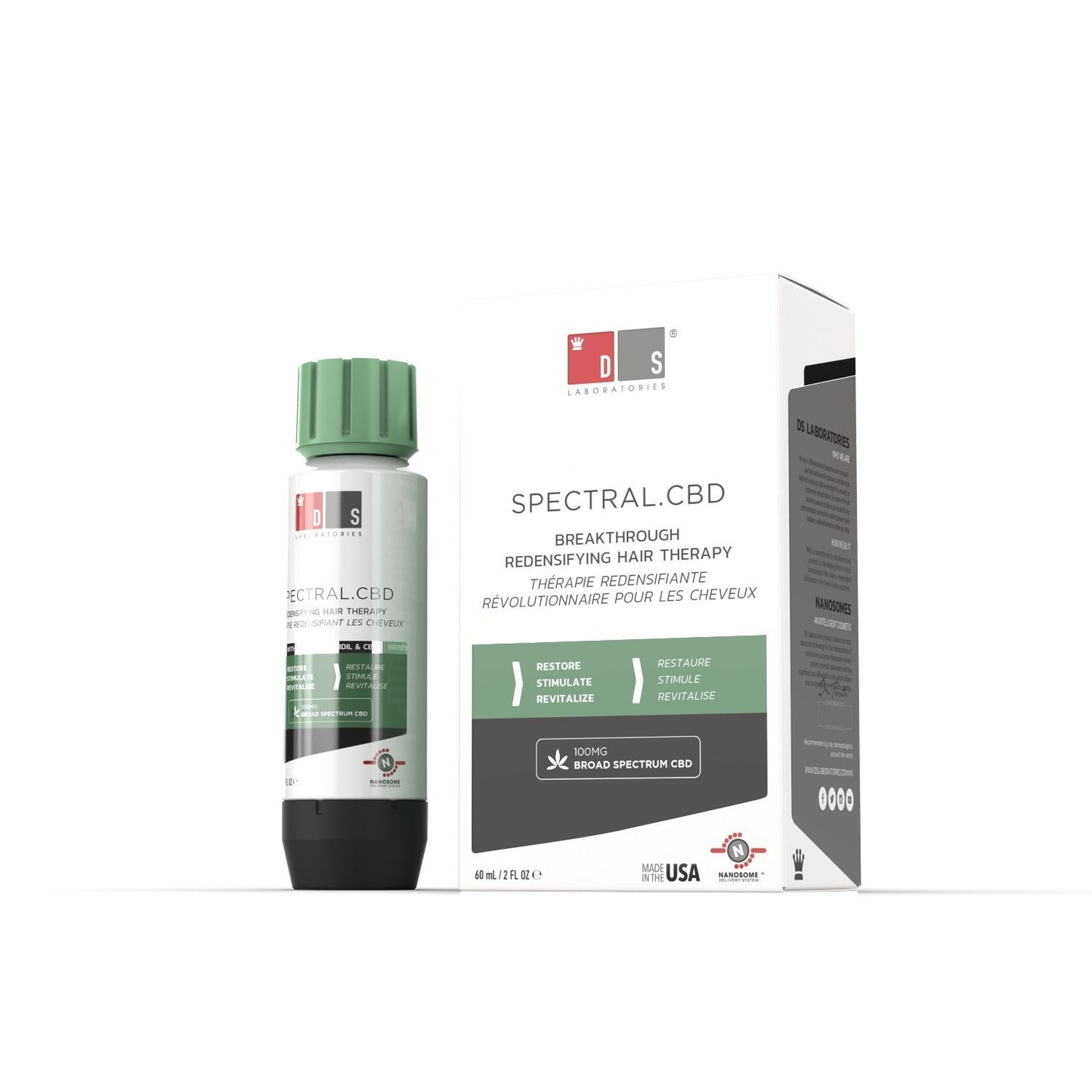 SPECTRAL.CBD | Innovador tratamiento antioxidante y anticaída con CBD