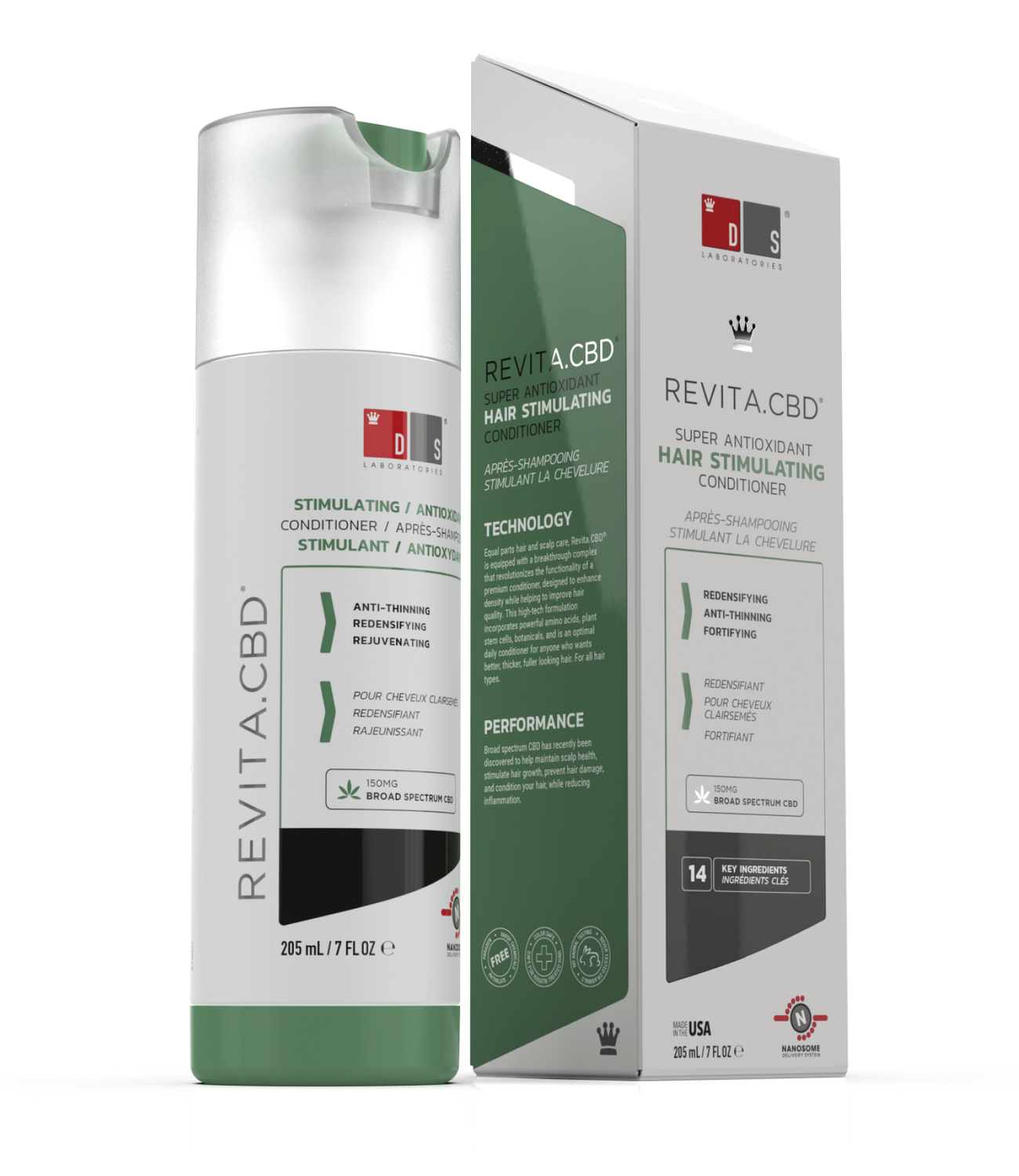 Revita.CBD | Acondicionador anticaída estimulante del cabello con CBD